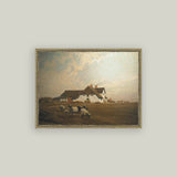 Farmhouse East Frisia Framed Antique Art
