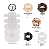 TELETIES Flat Circle Hair Clip