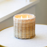 Myrrh Wood 2 Wick Handwoven Candle