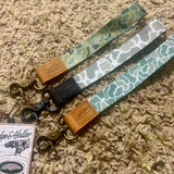 Fly High Lay Low Camo Wrist Lanyard Black