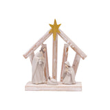 Christmas Holy Family & Star Decorative Figurine
