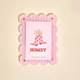 Mini Acrylic Picture Frame Magnet–Cowgirl Boots