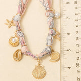 Sea Life Charms Bandana Necklace
