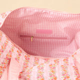 Quilted Weekender Bag | Petal Parade Pink