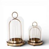 Cloche with Metal Stand