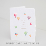 Sky is the Limit Greeting Card