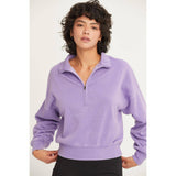 Half-Zip Sweatshirt | Black