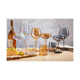 Chelsea Optic Wine Glass | Amber