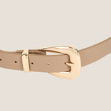 Smooth Vegan Leather Belt