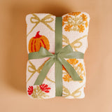Cozy Dreams Luxe Blanket-Patchwork Pumpkins