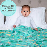 Baby Muslin Swaddle Blanket: Par-Tee Time Golf