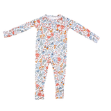Bamboo 2-Way Convertible Zip Romper | Fall Floral