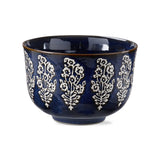 Cottage Reactive Block Serve Bowl BlueStoneware