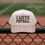 I Love Knowing Absolutely Nothing About Football Striped Hat