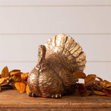 Gold Tone Turkey Figurine