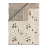 Avery Organic Cotton Knitted Baby Blanket (Poppy)