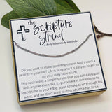 Scripture Strand Necklace