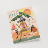 Relax Birthday Card