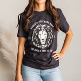 For Such a Time Esther Lion Christian Graphic Tee