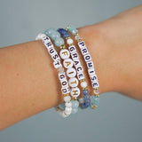 Trust God Letter Bracelet