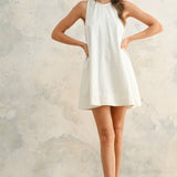 Sleeveless A Line Dress