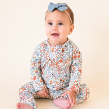 Bamboo 2-Way Convertible Zip Romper | Fall Floral