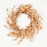 Wreath Herb Leaves Tea Stain