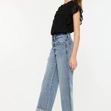 90's Cropped Wide Leg Youth Jeans