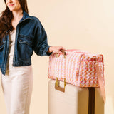 Quilted Weekender Bag | Petal Parade Pink