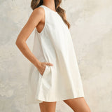 Sleeveless A Line Dress