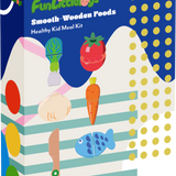12 Pcs Wooden Pretend Cutting Play Food Set for Kids