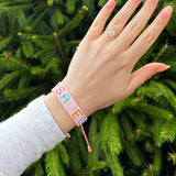 Saved Micro Bead String Bracelet