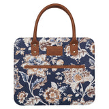Bible Cover Fashion Navy/Brown