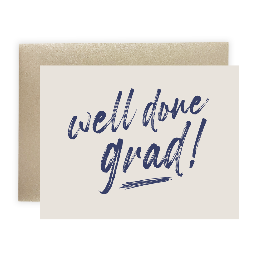Well Done Grad Greeting Card