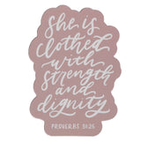Pink Strength & Dignity Magnet