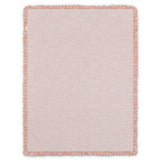 Violet Floral Muslin Baby Blanket with Ruffle Trim