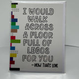 Lego Love Greeting Card