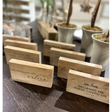 Branded Blocks with Scripture