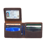 Jack Genuine Leather Wallet for Men with Flap out ID Window