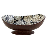 Pattern Inlaid Coconut Bowl
