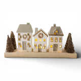 LED Polyresin Cottage House