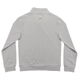 Boys Collins Quarter Zip | Khaki Stripe