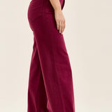 Boysenberry Retro Wide Leg Jeans