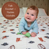 Baby Muslin Swaddle Blanket: Better In Boots