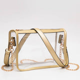 Clear Rectangle Stadium Concert Crossbody Bag