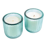 Yuzu Sage 1 Wick Candle In Colored Glass