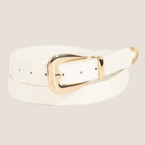 Smooth Vegan Leather Belt