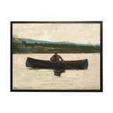 Man in Boat Framed Artwork