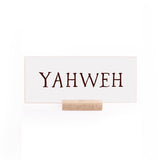 Name Of God | Yahweh Sign with Stand