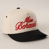 Miss Behavin' Embroidered Trucker Hat